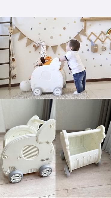 Балдар дүйнөсү: Игровая тележка‑органайзер Babyviva в виде слоника - Назначение — 3