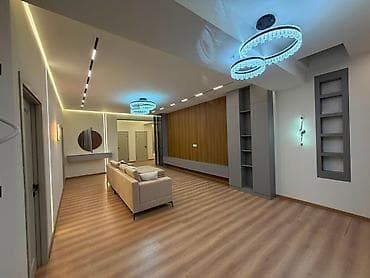 Квартиры: 3 комнаты, 92 м², Асанбай мкр Элитка, 13 этаж, Евроремонт — 9