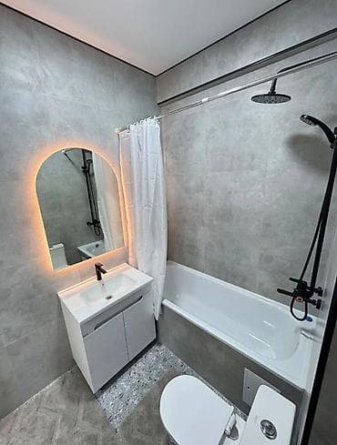 1 комната, 40 м², Джал мкр (в т.ч. Верхний, Нижний, Средний) Элитка, 3 этаж, Дизайнерский ремонт — 6