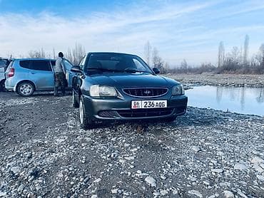 бензин сатам: Hyundai Accent: 2003 г., Механика, Бензин, Седан — 1