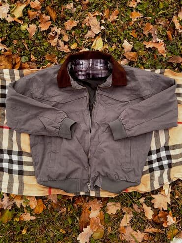 дордой вещи: Мужская куртка, M, Б/у, цвет - Серый, Самовывоз, Платная доставка — 1