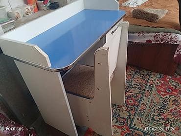 стол компьютерный купить: Комплект парты и стула, цвет - Белый — 2