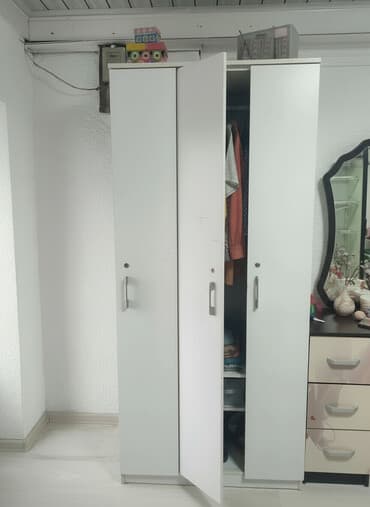 стеллажи лофт: Шкаф для одежды, Прямой, ЛДСП — 1