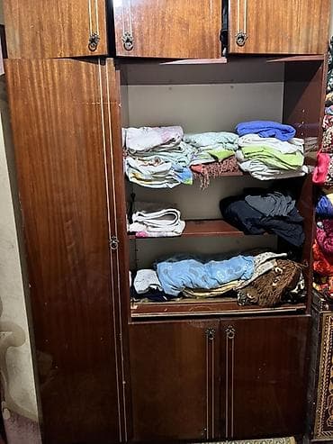 шкаф 2 створчатый с антресолью: Шкаф для одежды, Прямой, Другой материал — 2