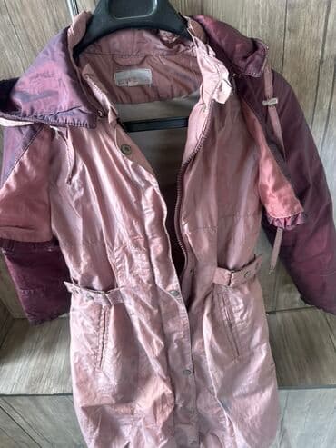 плащи от дождя: Модный детский осенний тренч на девочку 8-10 лет. свет: бежевый — 5