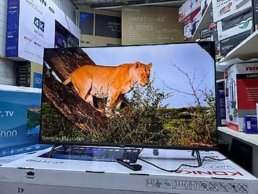 ТВ и видео: Телик Телевизоры Ясин 43G11 Андроид гарантия 3 года, доставка — 10