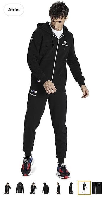 apple magic mouse 2: Толстовка с капюшоном BMW Motorsport by PUMA - Мужская худи на молнии — 3