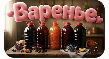 салат варенье: Домашнее варенье в больших канистрах с удобными ручками. Ассортимент — 1