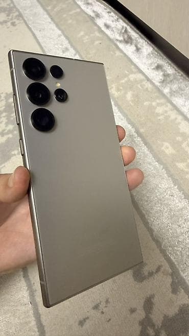 Samsung Galaxy S24 Ultra, Б/у, 256 ГБ, цвет - Серый, 2 SIM