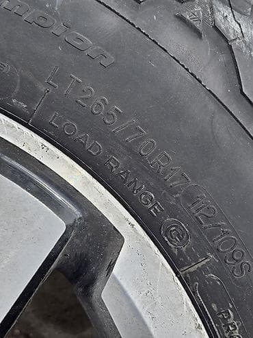 Колеса в сборе 265 / 70 / R 17, Всесезонная, Б/у, Комплект, Внедорожные (АТ/МТ), Литые, отверстий - 6 — 3