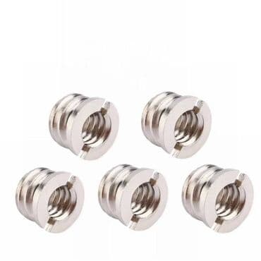 рем комплект: Винт, адаптер переходник с резьбой от 1/4 до 3/8 дюйма - набор 5 шт — 2