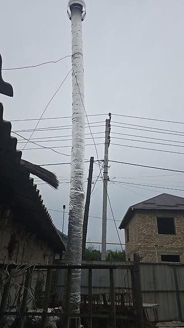 стояк печка: Котёл газовый напольный. на 160 м² в комплекте с трубой дымоходом — 4
