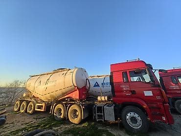 полуприцеп цементовоз: Тягач, Shacman, Цистерна — 1