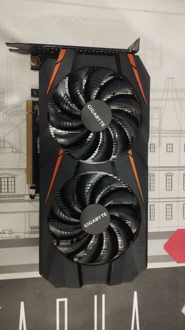 graphics card: Видео карта, Колдонулган, Gigabyte, GeForce GTX, 6 ГБ, ПК үчүн — 1