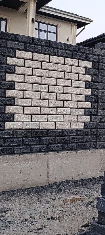 Заборы из пескоблока
