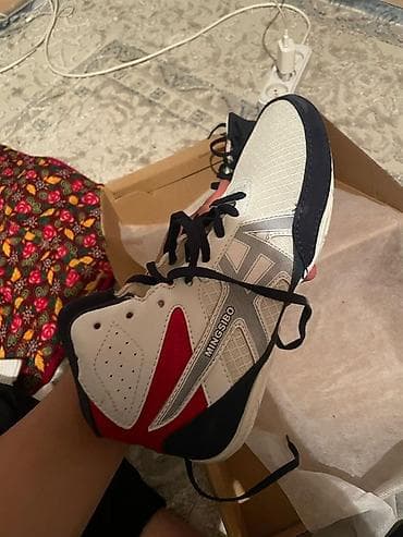 Мырзалардын бут кийими: Кроссовки для борьбы/рестлинга Mingsibo - Высокие борцовки с — 1