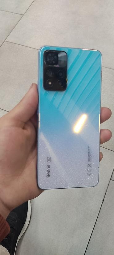 redmi note 11 4g: Redmi, Redmi Note 11, Б/у, 128 ГБ, цвет - Голубой, 2 SIM — 3