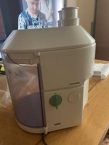 juicer machine: Соковыжималка центробежная Braun. - Тип: для фруктов и овощей, с — 1