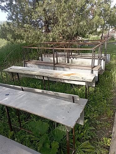 пивной стол: Парта стулу менен узуну 2метрден ашат 6шт бар — 1