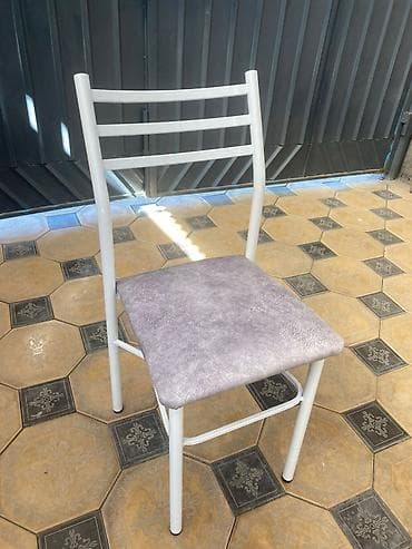 Изоляционные материалы: Стул для кухни, Железо, цвет - Серый — 9