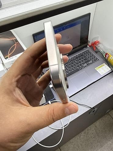 Poco: IPhone 15 Pro Max, Б/у, 256 ГБ, White Titanium, Защитное стекло, Чехол, 100 % — 8