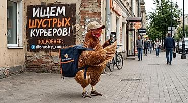Жумуш: Талап кылынат Велокурьер, Мото курьер, Самокат менен Сыйакылар — 1