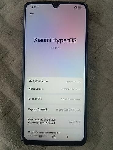 redmi note 14: Redmi, Redmi 14C, Новый, 256 ГБ, цвет - Черный, 2 SIM — 3