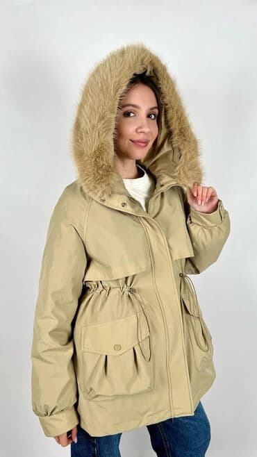 совместимые расходные материалы g amp: Новая Зимняя ❄️ Бежевая парка размер идёт 42 44 цена 1500 сом — 1