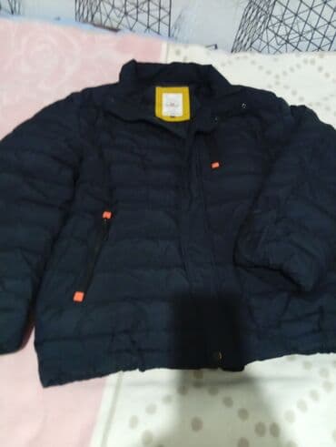 одежда оверсайз: Мужские куртки (2 модели) 1) Темно-синяя утеплённая куртка: - — 1