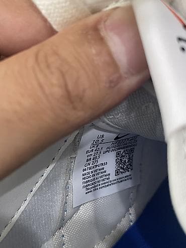 nike force: Мужские кроссовки, 42, 42.5, Nike, Новый, цвет - Голубой, Самовывоз — 8