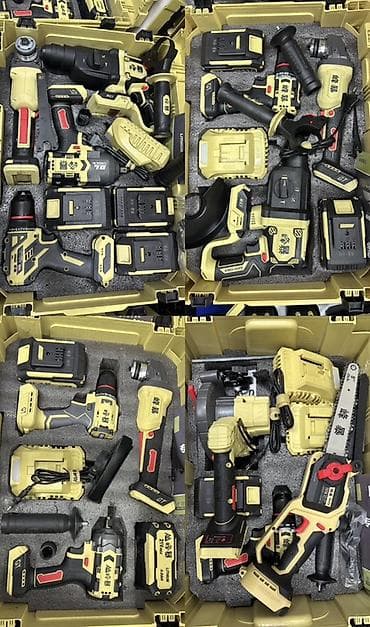 Набор аккумуляторного электроинструмента в кейсе Комплектация по