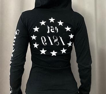 Толстовки, худи: С надписью, Новый, M — 6