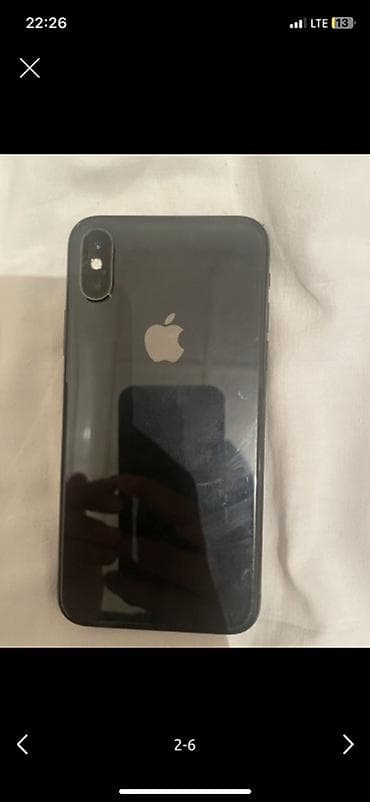 IPhone Xs, Колдонулган, 256 ГБ, Space Gray, Каптама, 100 % — 2