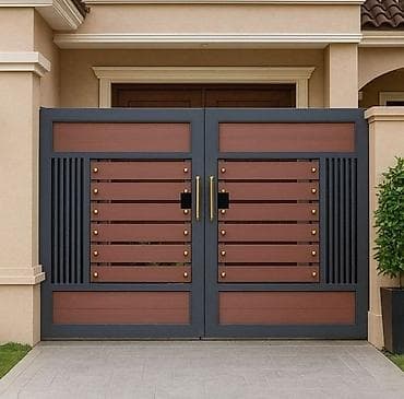 argus security systems: Кованые и металлические уличные ворота для частного дома - Типы — 10
