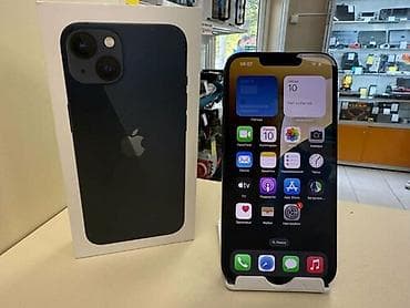 IPhone 13, Б/у, 128 ГБ, Красный, Зарядное устройство, Защитное стекло, Коробка, 70 %