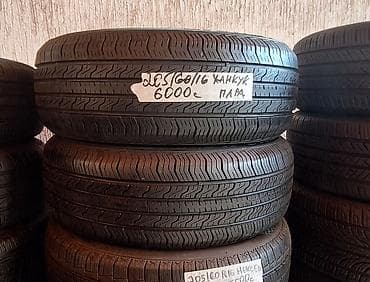 резина hankook: Шины 205 / 60 / R 16, Лето, Б/у, Пара, Легковые, Корея, Hankook — 1