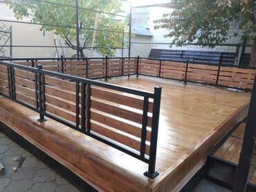 маленькая мантышница: Будка для собаки. Вальер для собак Мусорный бак. Перила. Тапчан — 6