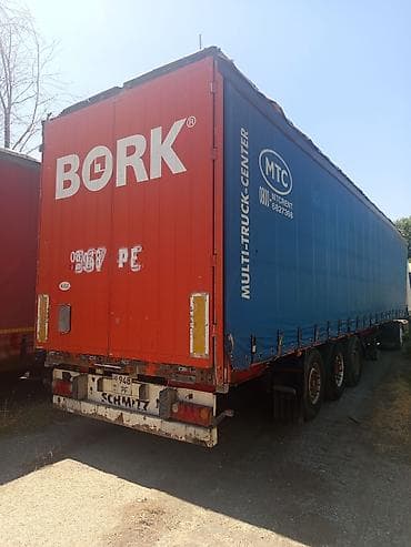 трейлер автовоз: Прицеп, Schmitz Cargobull, Тентованный, от 12 т, Б/у — 2