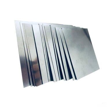 металл база: Лист-плита вольфрамовая Толщина: 5,2; 6. мм, Раскрой: 0.16х0.2; — 1