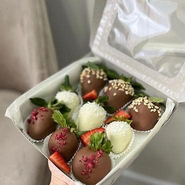 дарбыз кочот: Сочная клубника в бельгийском шоколоде дополняют друг друга - создавая — 6