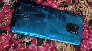 электронный китеп кыргызча: Redmi, Redmi Note 9S, Колдонулган, 128 ГБ, түсү - Көгүлтүр, 2 SIM — 1