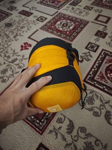 Кышкы спорт: Sleeping bag, ultra light, down, Max height of the person should be — 2