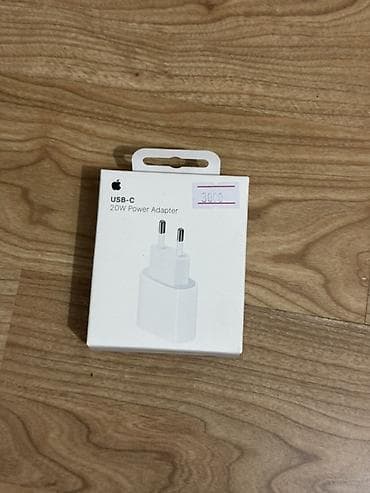 ош саат: Адаптер питания Apple USB‑C 20W + кабель в подарок 🎁 Оригинальный — 3