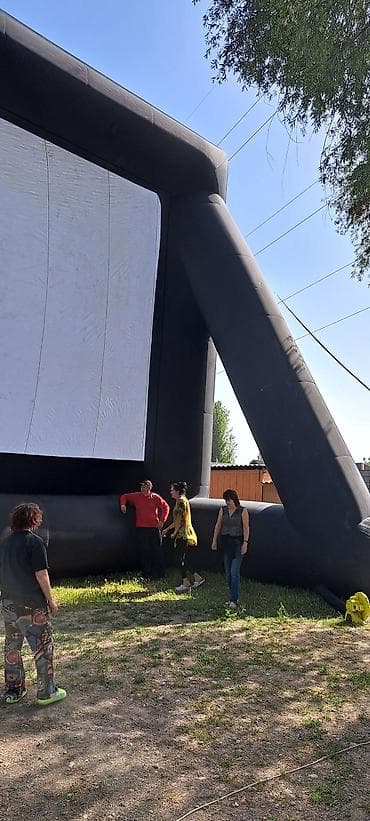 профессиональный свет: Под Бизнес ! продаю( аренда не интересует) Гигантский надувной экран — 3