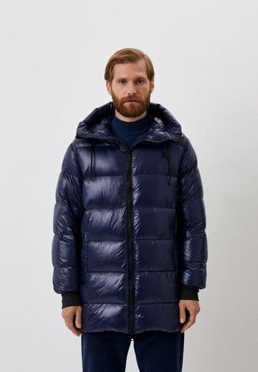 размер 48 куртка: Мужская куртка, M, Б/у, цвет - Синий, Самовывоз — 2