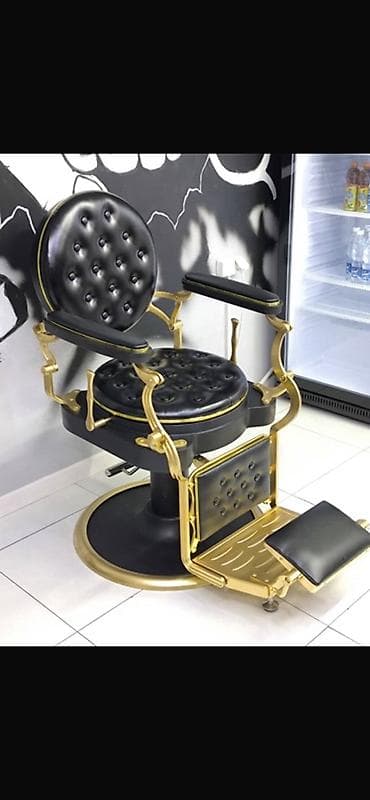 Комплектующие для мебели: Барбер-кресло срочно продаю 55000 новый — 2