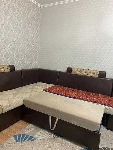 раскраска: Угловой диван с раскладным механизмом и ящиками для хранения. - — 4