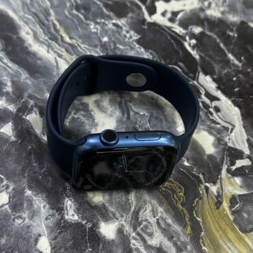 Детские смарт-часы: Apple Watch 7 45 ММ Зарядка в комплекте коробка Состояние на фото — 9