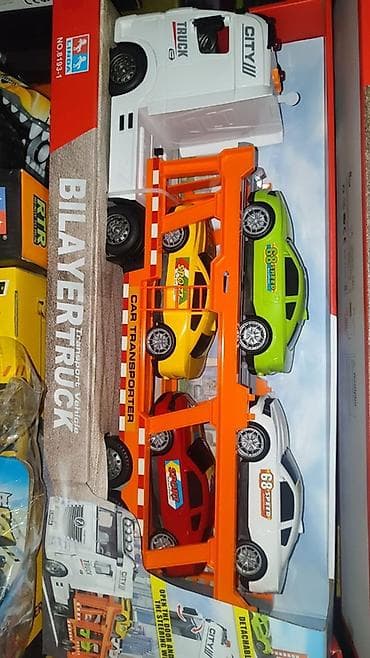 Балдар дүйнөсү: Игровой набор “Car Transporter” — двухуровневый автоперевозчик с — 1