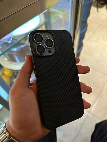 IPhone 13 Pro Max, Б/у, 128 ГБ, Защитное стекло, Чехол